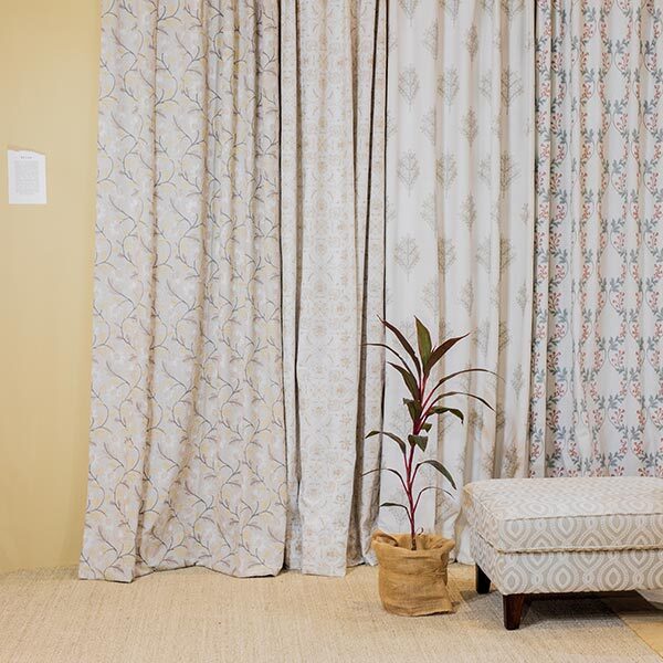 Linen curtain design for room corner décor - Beautiful Homes